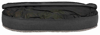 Product image of:TRIXIE KUSSEN BENDSON OVAAL ORTHOPEDISCH DONKERGRIJS / LICHTGRIJS