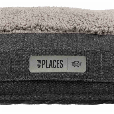 Product image of:TRIXIE KUSSEN BENDSON OVAAL ORTHOPEDISCH DONKERGRIJS / LICHTGRIJS