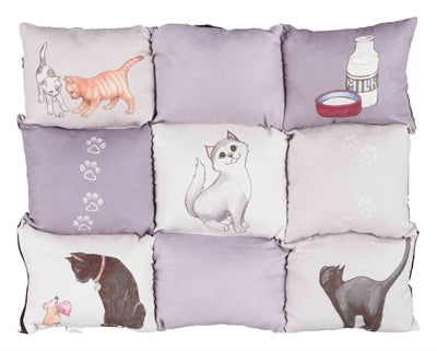 Product image of:TRIXIE KUSSEN PATCHWORK CAT GRIJS