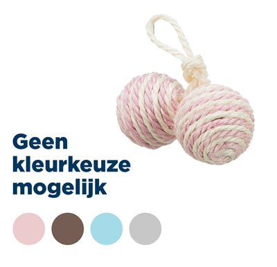 Product image of:TRIXIE 2 BALLEN AAN KOORD SISAL ASSORTI