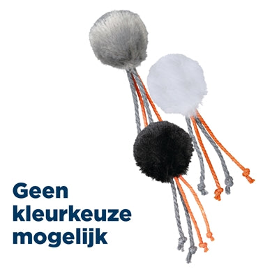 Product image of:TRIXIE BAL MET TOUWTJES PLUCHE MET KATTENMUNT ASSORTI