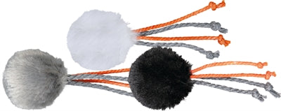 Product image of:TRIXIE BAL MET TOUWTJES PLUCHE MET KATTENMUNT ASSORTI