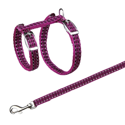 Product image of:TRIXIE KATTENTUIG MET RIEM METALEN GESPEN REFLECTEREND ASSORTI
