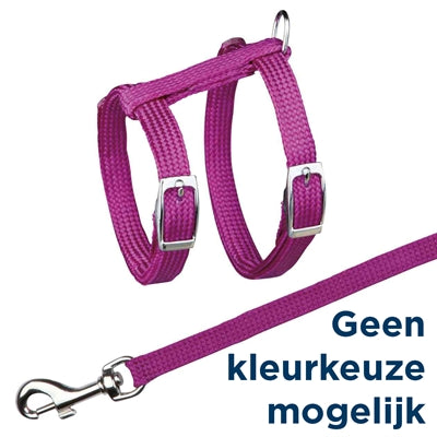 Product image of:TRIXIE KATTENTUIG MET RIEM METALEN GESPEN ASSORTI