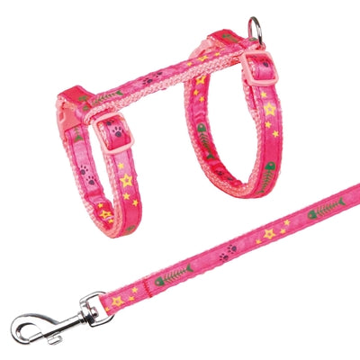 Product image of:TRIXIE KATTENTUIG MET RIEM VISGRAAT ASSORTI