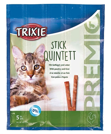 Product image of:TRIXIE PREMIO STICK QUINTET GEVOGELTE / LEVER