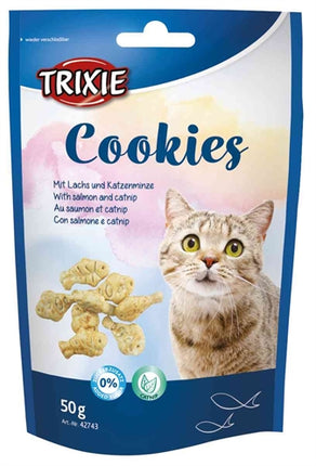 Product image of:TRIXIE COOKIES MET ZALM EN CATNIP