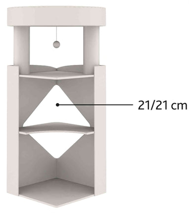Product image of:TRIXIE CAT TOWER ARMA GRIJS / WIT