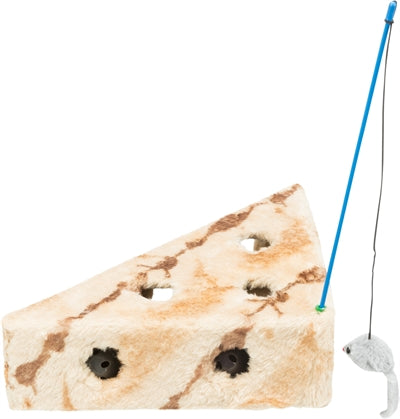 Product image of:TRIXIE CAT'S CHEESE MET SPEELHENGEL & SPEELBALLEN PLUCHE