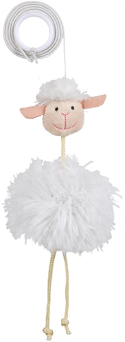Product image of:TRIXIE SCHAAP AAN ELASTISCH KOORD PLUCHE MET CATNIP