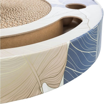 Product image of:TRIXIE KRABTROMMEL MET BALLEN KARTON MET CATNIP BLAUW