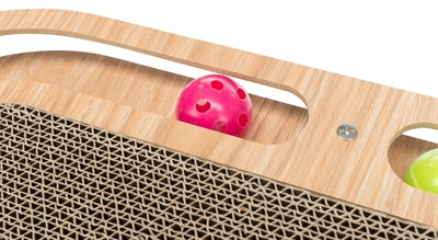 Product image of:TRIXIE KRABKARTON MET SPEELGOED HOUT MET CATNIP