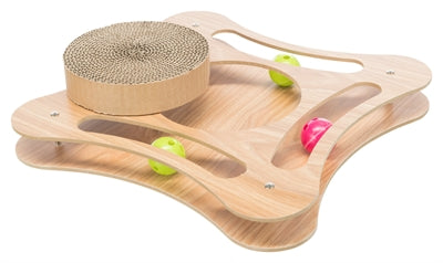 Product image of:TRIXIE KRABKARTON MET SPEELGOED HOUT