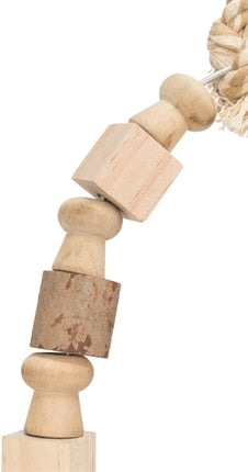 Product image of:TRIXIE BOOGSCHOMMEL MET BONTE BLOKJES HOUT