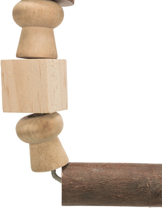 Product image of:TRIXIE BOOGSCHOMMEL MET BONTE BLOKJES HOUT
