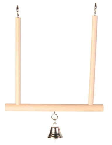 Product image of:TRIXIE TRAPEZESCHOMMEL MET BEL HOUT
