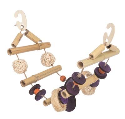 Product image of:TRIXIE HANGBRUG AAN SISALKOORD BAMBOE / KOKOS / RIET / HOUT