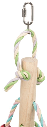 Product image of:TRIXIE SPEELGOED MET PAPIEREN BANDJES HOUT MEERKLEURIG