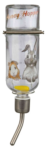 Product image of:TRIXIE DRINKFLES HONEY&HOPPER GLAS MET SPANVEER / DRAADBEUGEL