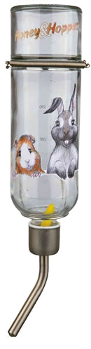 Product image of:TRIXIE DRINKFLES HONEY&HOPPER GLAS MET SPANVEER / DRAADBEUGEL