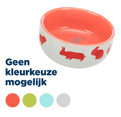 Product image of:TRIXIE VOERBAK KONIJNMOTIEF KERAMIEK ASSORTI