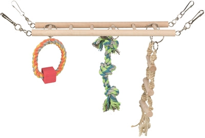 Product image of:TRIXIE HANGBRUG MET TOUWLADDER & SPEELGOED HAMSTER HOUT