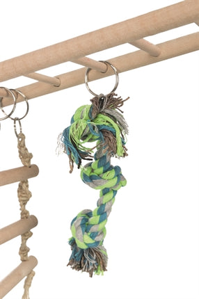Product image of:TRIXIE HANGBRUG MET TOUWLADDER & SPEELGOED HAMSTER HOUT