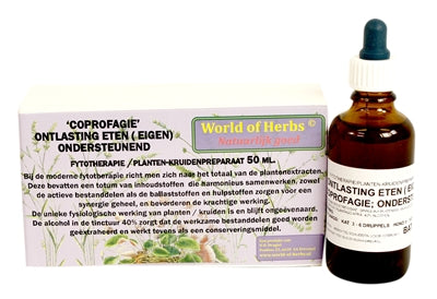 Product image of:WORLD OF HERBS FYTOTHERAPIE COPROFAGIE ONTLASTING ETEN
