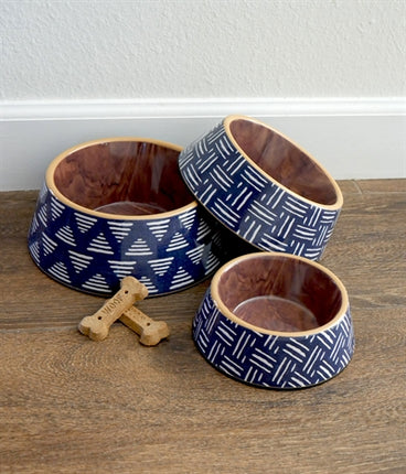 Product image of:TARHONG VOERBAK HOND OASIS MELAMINE INDIGO BLAUW