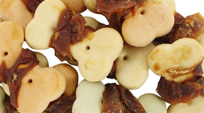 Product image of:WANPY OVEN-ROASTED CHICKEN JERKY / BISCUIT TWISTS