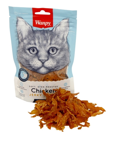 Product image of:WANPY SOFT OVEN-ROASTED CHICKEN JERKY STRIPS