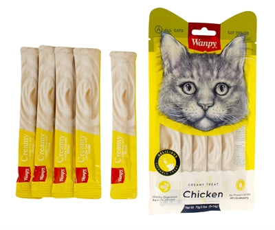 Product image of:WANPY CREAMY LICKABLE TREATS CHICKEN