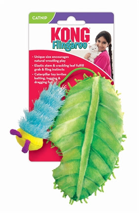 Product image of:KONG FLINGAROO RUPS MET BLAD MET CATNIP