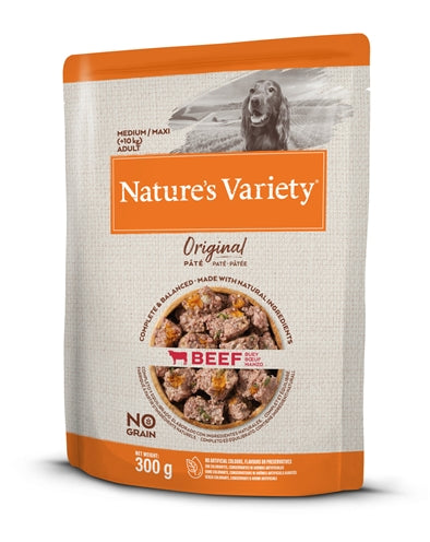 Product image of:NATURES VARIETY ORIGINAL ADULT MEDIUM / MAXI POUCH BEEF NO GRAIN
