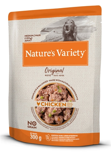 Product image of:NATURES VARIETY ORIGINAL ADULT MEDIUM / MAXI POUCH CHICKEN NO GRAIN