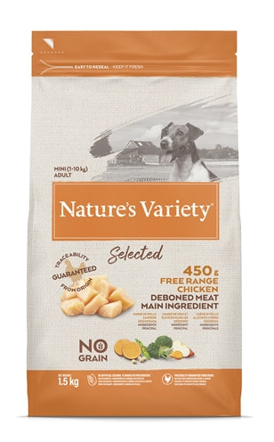 Product image of:NATURES VARIETY SELECTED ADULT MINI FREE RANGE CHICKEN