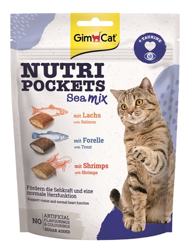 Product image of:GIMCAT NUTRI POCKETS SEA MIX