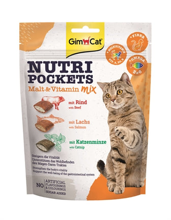 Product image of:GIMCAT NUTRI POCKETS MALT-VITAMINEMIX