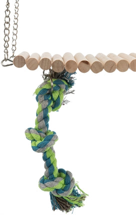 Product image of:TRIXIE HANGBRUG HOUT MET FLOS SPEELGOED