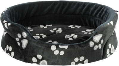 Product image of:TRIXIE HONDENMAND JIMMY OVAAL ZWART MET POOTPRINT