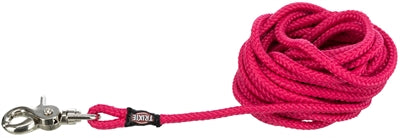Product image of:TRIXIE HONDENRIEM SLEEPLIJN ROND MET TRIGGER SNAP HAAK FUCHSIA ROZE