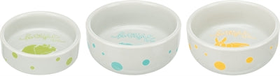 Product image of:TRIXIE VOERBAK / WATERBAK KERAMIEK SPOTLIGHT KONIJN ASSORTI
