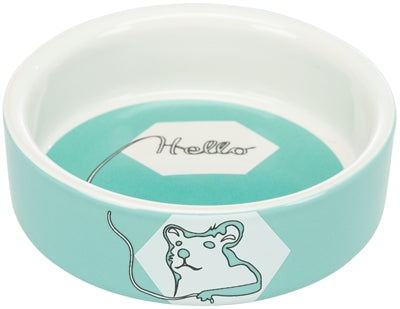 Product image of:TRIXIE VOERBAK / WATERBAK KERAMIEK STRIP HAMSTER ASSORTI