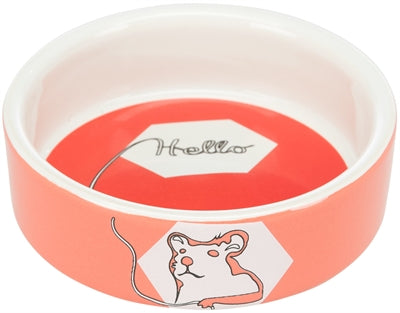 Product image of:TRIXIE VOERBAK / WATERBAK KERAMIEK STRIP HAMSTER ASSORTI