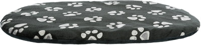 Product image of:TRIXIE HONDENKUSSEN JIMMY OVAAL ZWART MET POOTPRINT