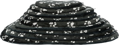Product image of:TRIXIE HONDENKUSSEN JIMMY OVAAL ZWART MET POOTPRINT