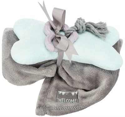 Product image of:TRIXIE JUNIOR PUPPY SET FLEECE DEKEN EN SPEELGOED