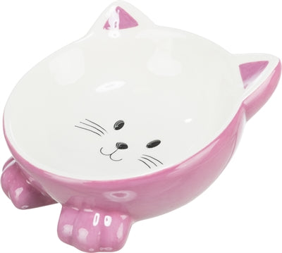 Product image of:TRIXIE VOERBAK / DRINKBAK KATTENKOP VERHOOGD KERAMIEK ASSORTI