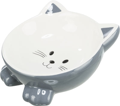 Product image of:TRIXIE VOERBAK / DRINKBAK KATTENKOP VERHOOGD KERAMIEK ASSORTI