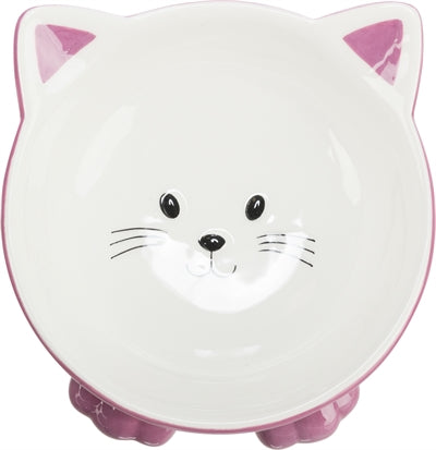 Product image of:TRIXIE VOERBAK / DRINKBAK KATTENKOP VERHOOGD KERAMIEK ASSORTI
